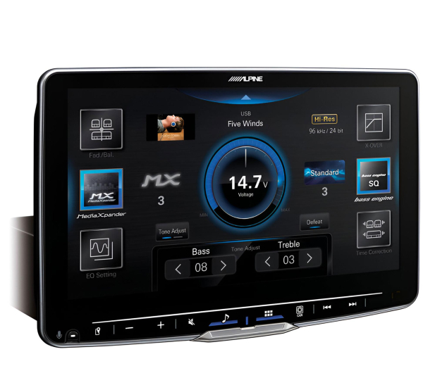 Alpine iLX-F905D 9" 1-DIN CarPlay + Android Auto - 1324161 - zdjęcie